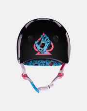 Pro-Tec x Santa Cruz Screaming Hand Low Pro Helmet - Gloss Black