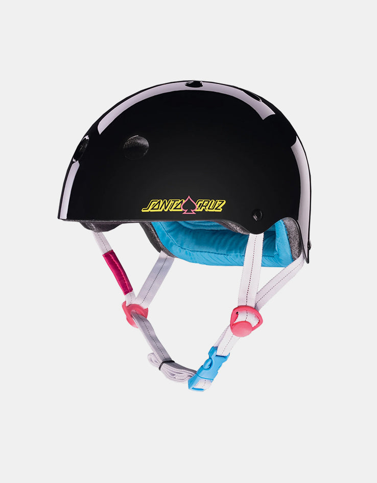 Pro-Tec x Santa Cruz Screaming Hand Low Pro Helmet - Gloss Black