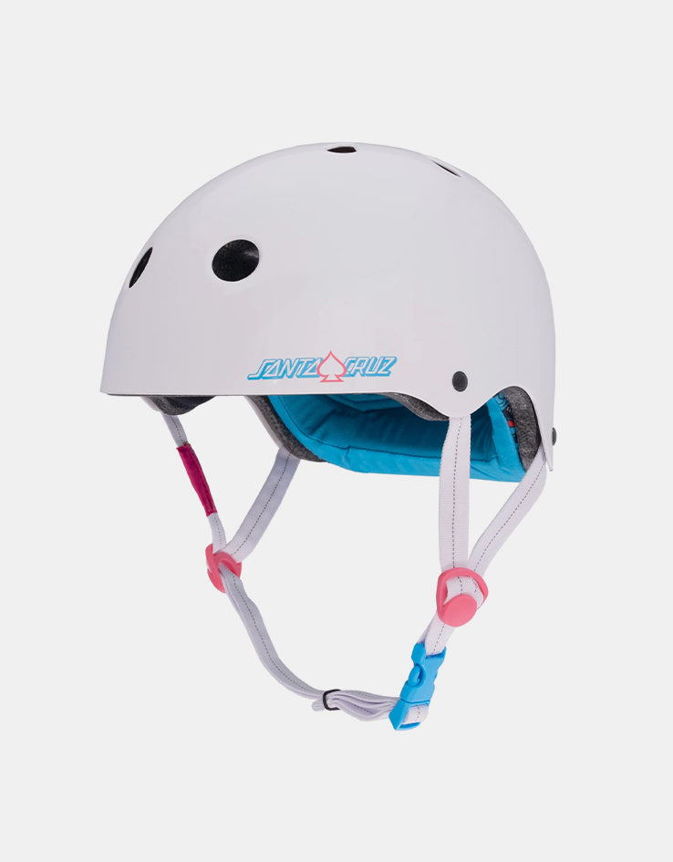 Pro-Tec x Santa Cruz Screaming Hand Low Pro Helmet - Gloss White