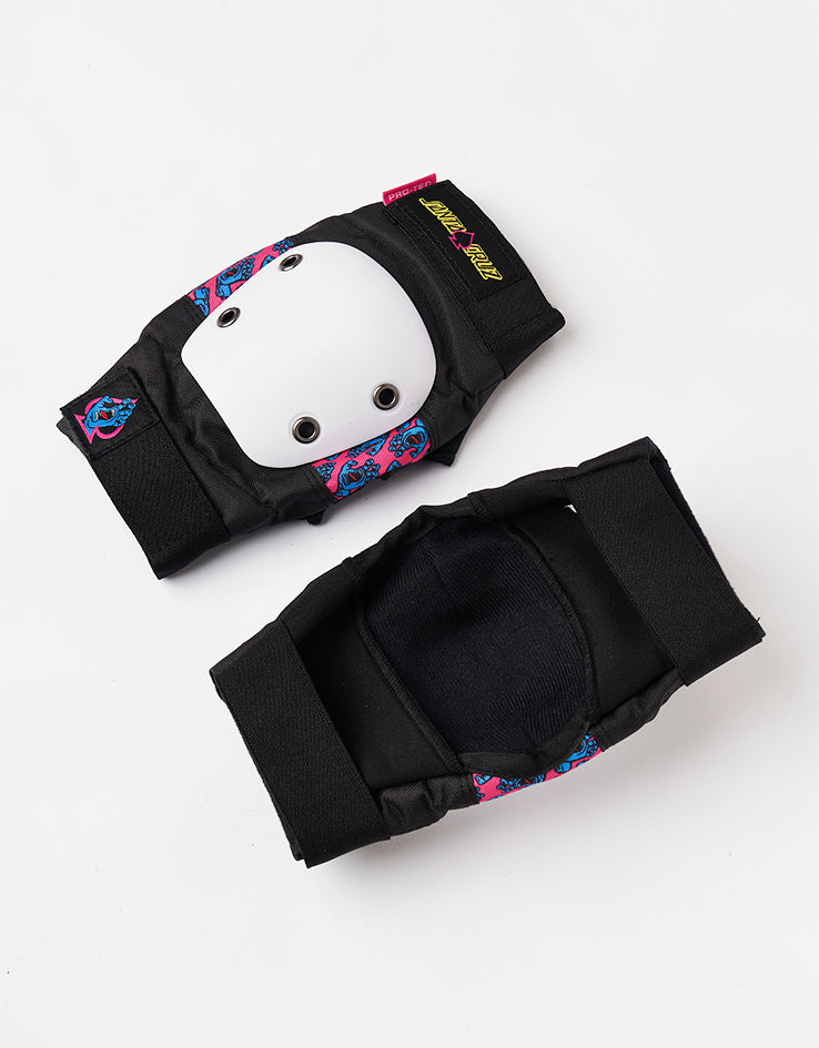 Pro-Tec x Santa Cruz Street Triple Pad Set - Black/White/Pink