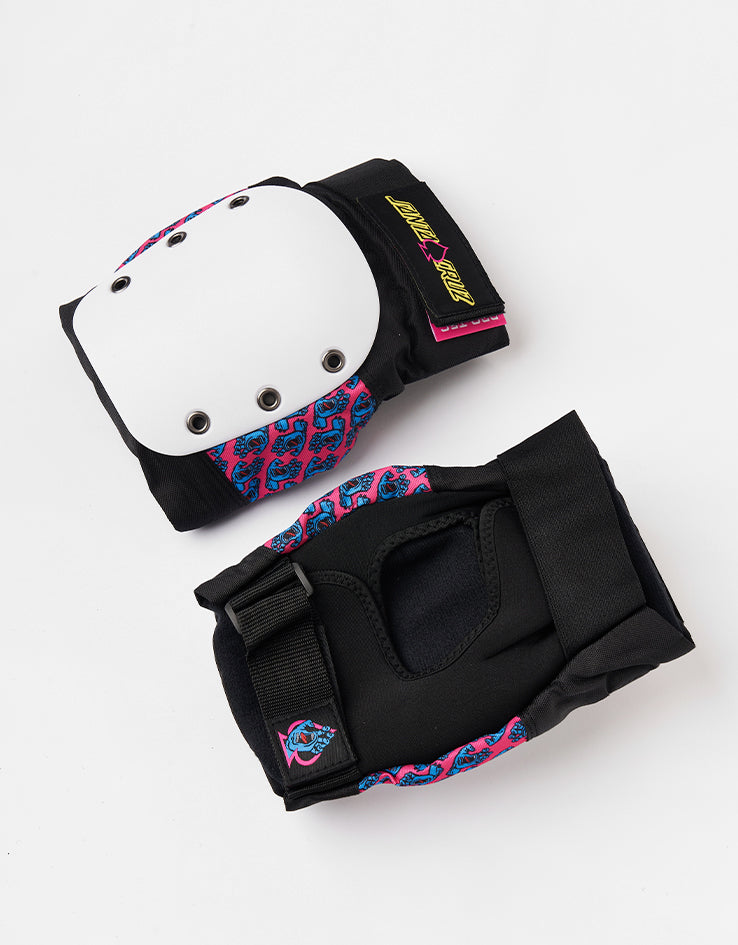 Pro-Tec x Santa Cruz Street Triple Pad Set - Black/White/Pink