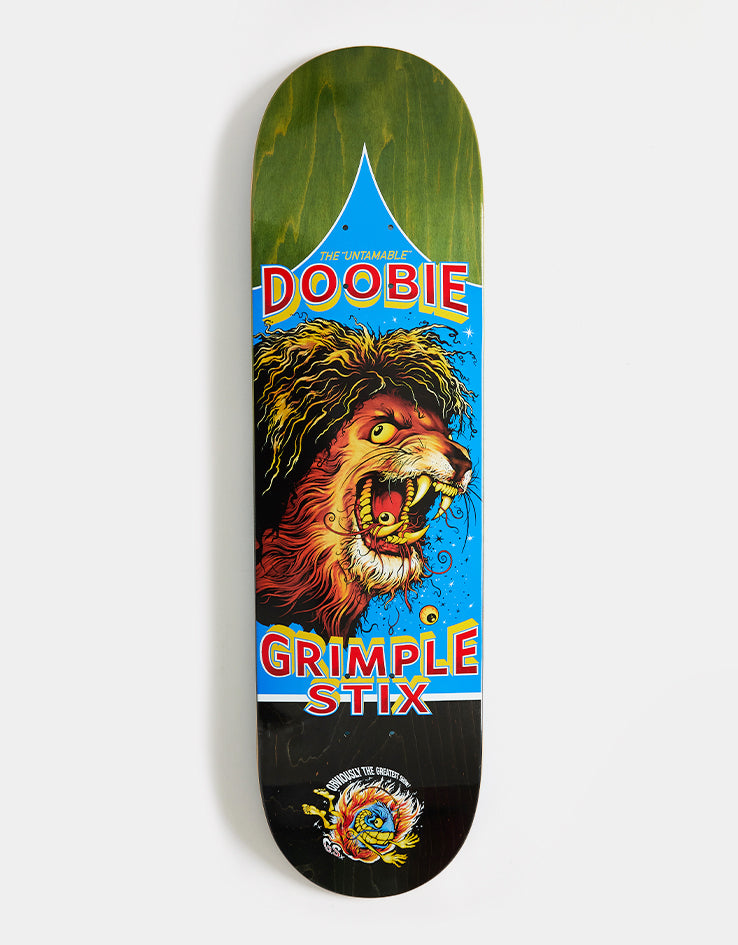 Anti Hero Doobie Grimplestix Obvious Greats Skateboard Deck - 8.5"