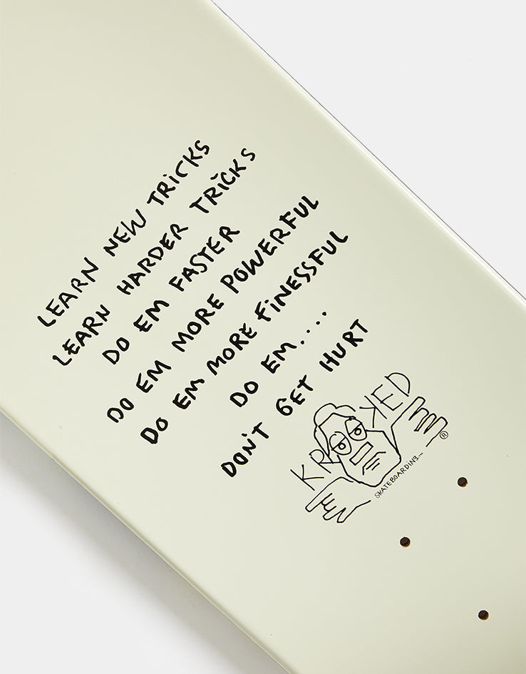 Krooked Una Butterfly Call Skateboard Deck - 8.5"