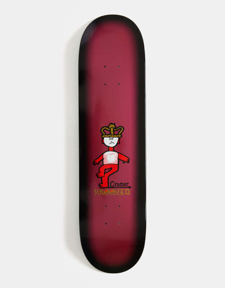 Krooked Cromer Mad King Skateboard Deck - 8.06"