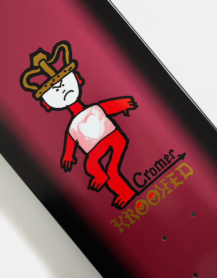 Krooked Cromer Mad King Skateboard Deck - 8.06"