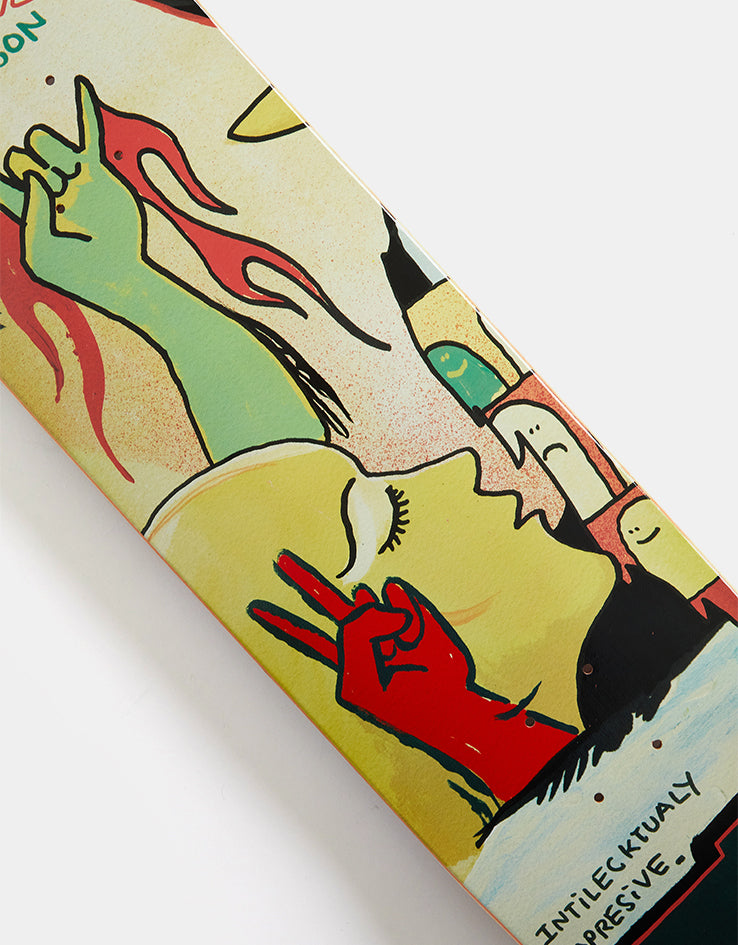 Krooked Manderson Three Star Skateboard Deck - 8.38"