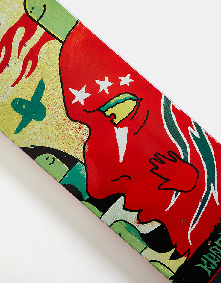 Krooked Wilson Three Star Skateboard Deck - 8.5"