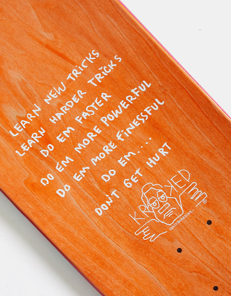 Krooked Wilson Three Star Skateboard Deck - 8.5"