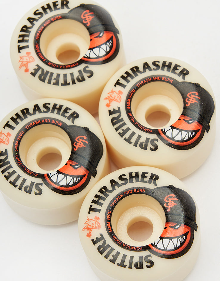 Spitfire x Thrasher The City Formula Four Radial Full 99d Skateboard Wheels - 54mm