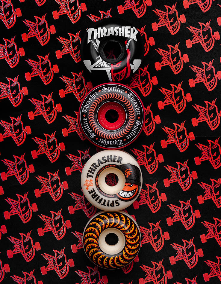 Spitfire x Thrasher Flame Classic Formula Four 99d Skateboard Wheels - 52mm