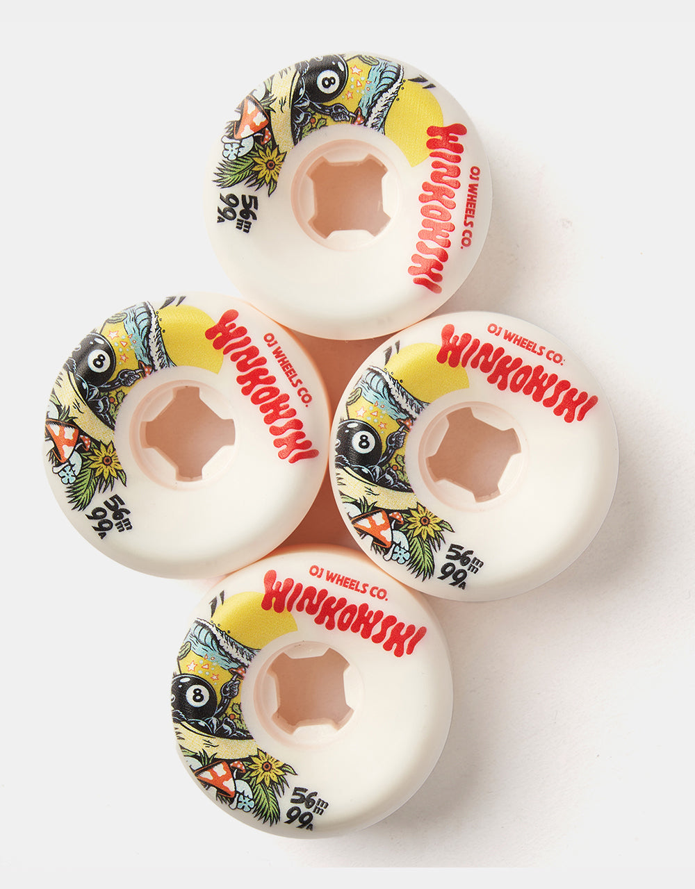 OJ Winkowski Mushroom Elite Mini Combo 99a Skateboard Wheels - 56mm