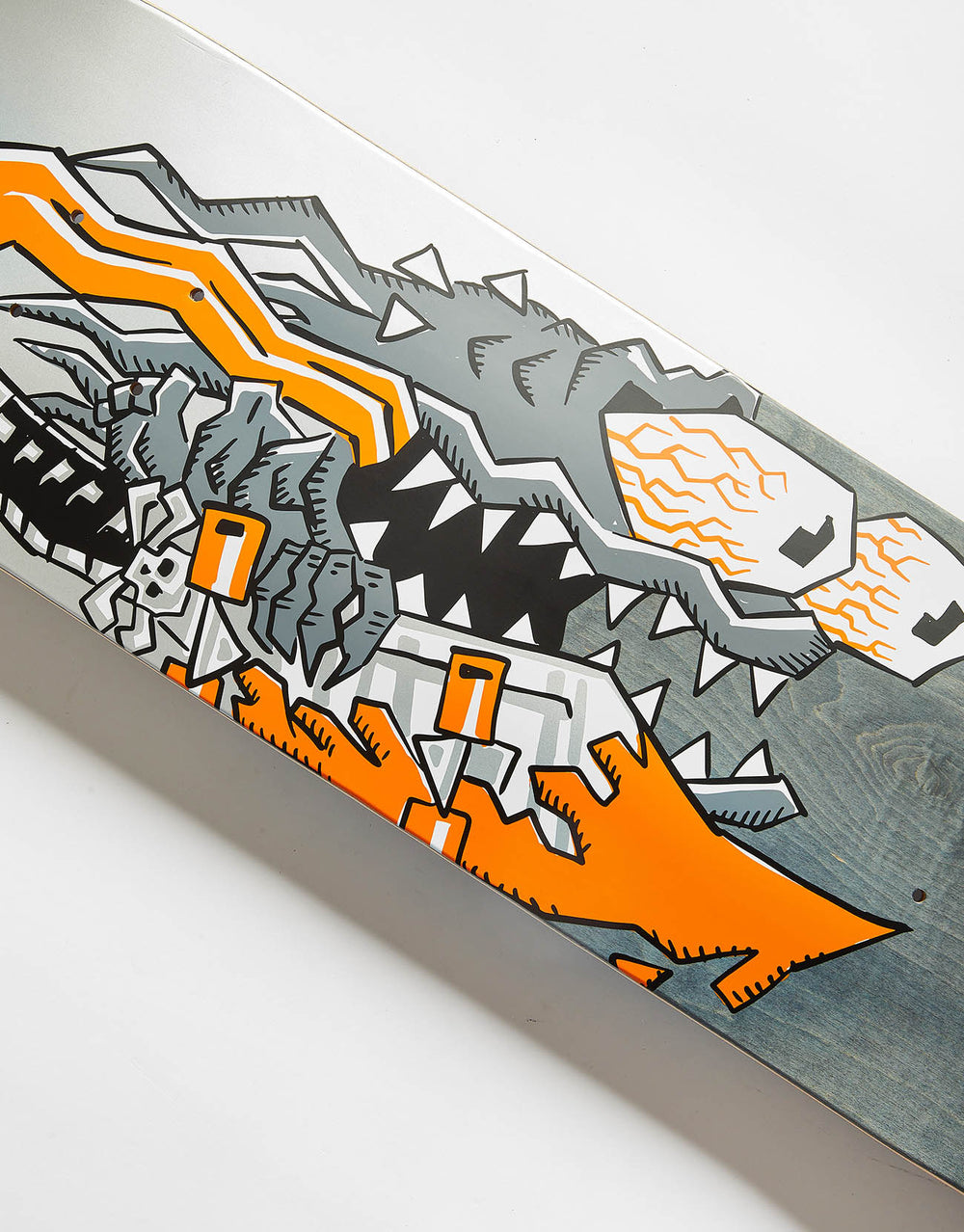 Santa Cruz Meek Scratched Slasher FeelBase Skateboard Deck - 8.25"