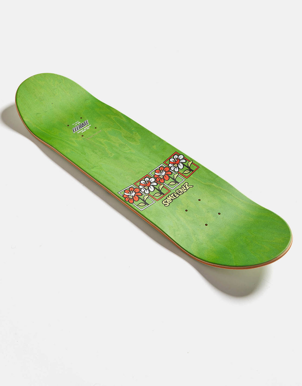 Santa Cruz Delfino Flower Frame FeelBase Skateboard Deck - 8"