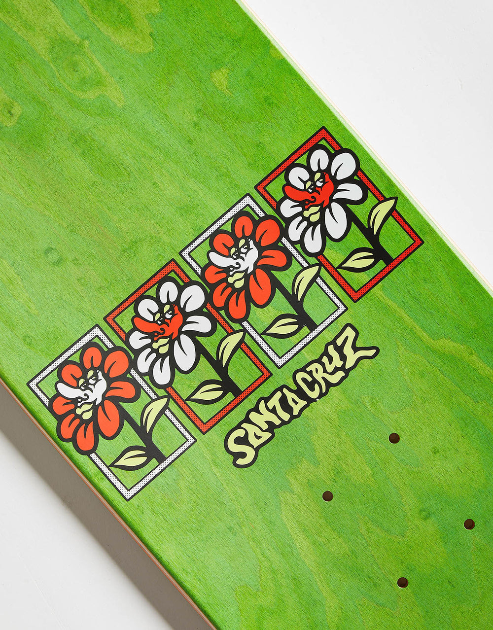 Santa Cruz Delfino Flower Frame FeelBase Skateboard Deck - 8"
