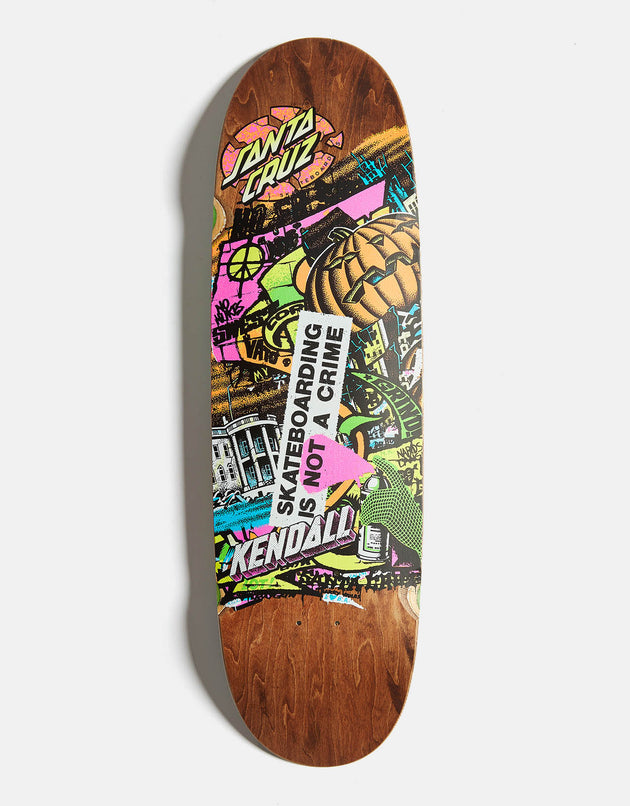Santa Cruz Kendall Street Art Collage VX Skateboard Deck - 9"