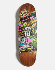 Santa Cruz Kendall Street Art Collage VX Skateboard Deck - 9"