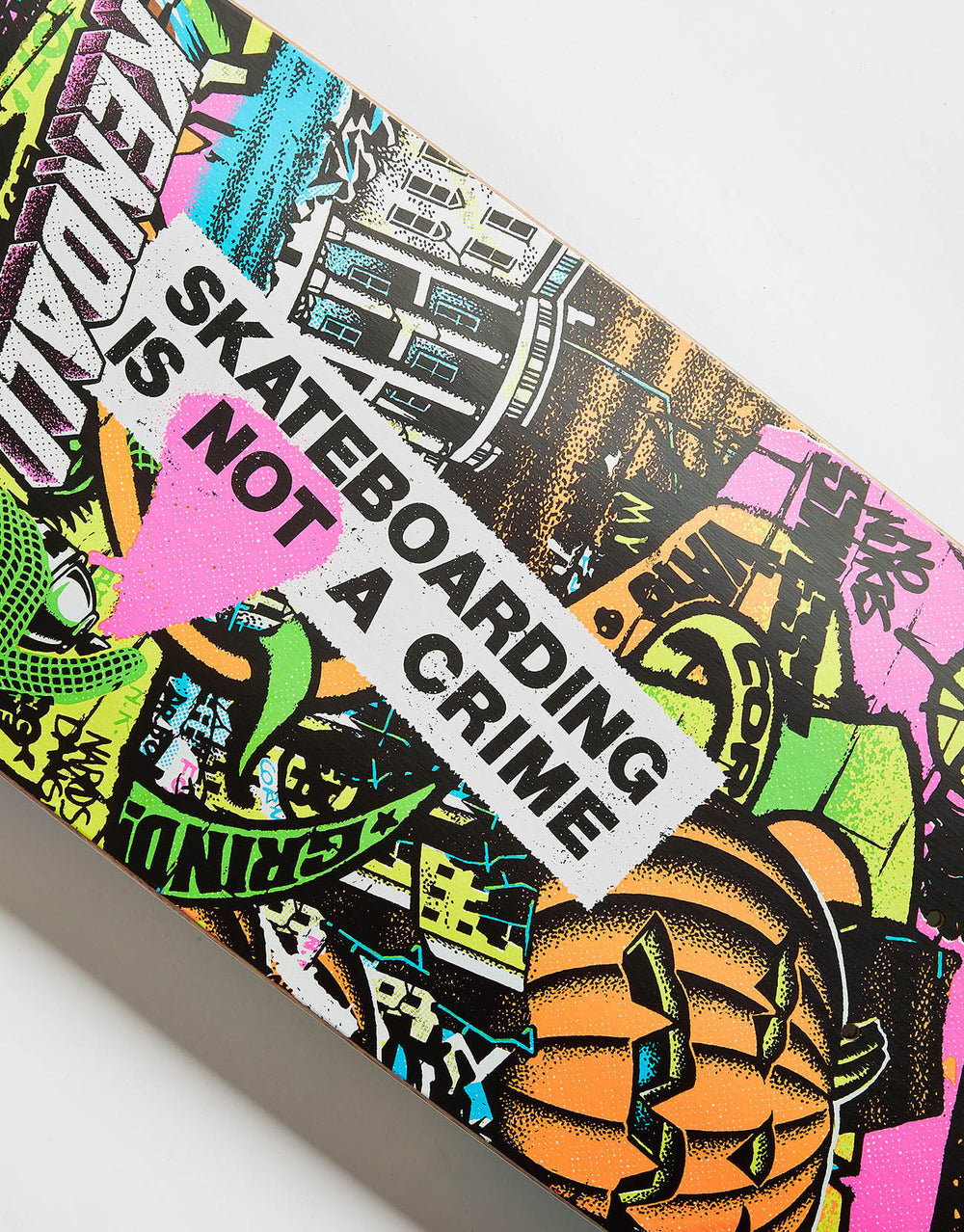 Santa Cruz Kendall Street Art Collage VX Skateboard Deck - 9"