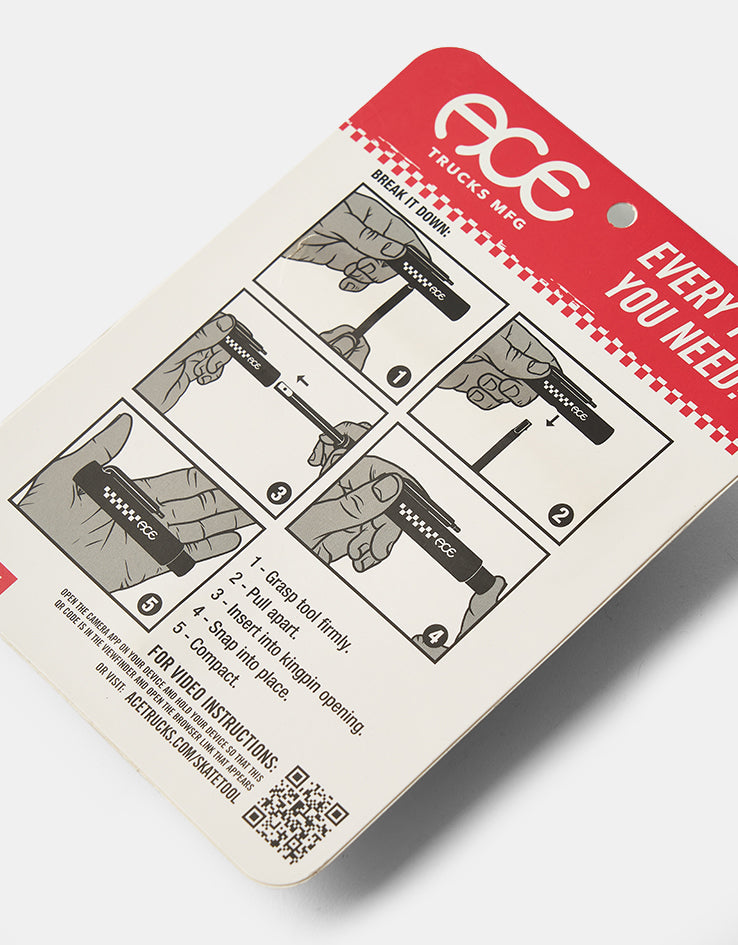 Ace Classic Skateboard Tool - Black