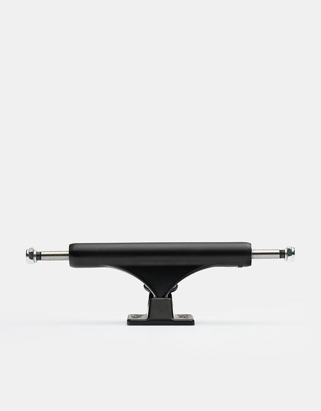 Slappy ST1 Inverted Hollow Lights Skateboard Trucks - Matte Black/Black Gold