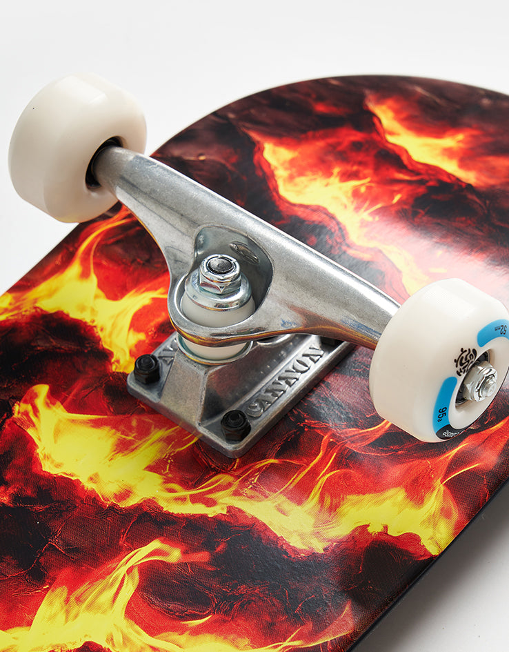 Push Lava Yellow FP Complete Skateboard - 8"