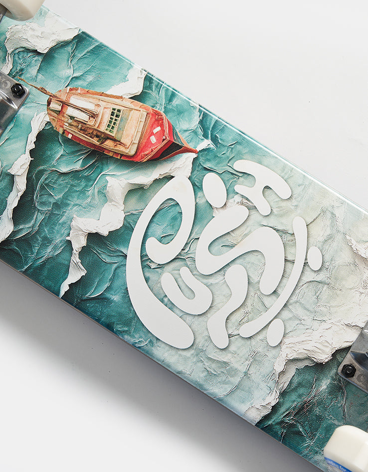 Push Ocean Blue FP Complete Skateboard - 7"