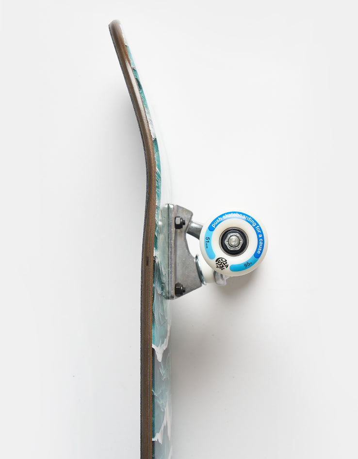 Push Ocean Blue FP Complete Skateboard - 7"