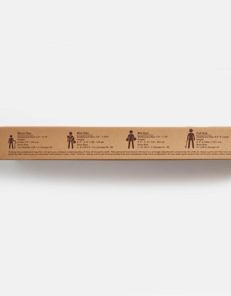 Push Double Thumb FP In-Complete Skateboard - 7"