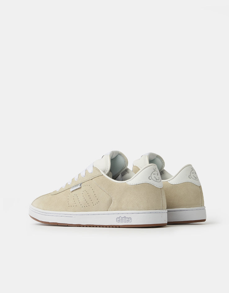 etnies Scam Skate Shoes - White/White