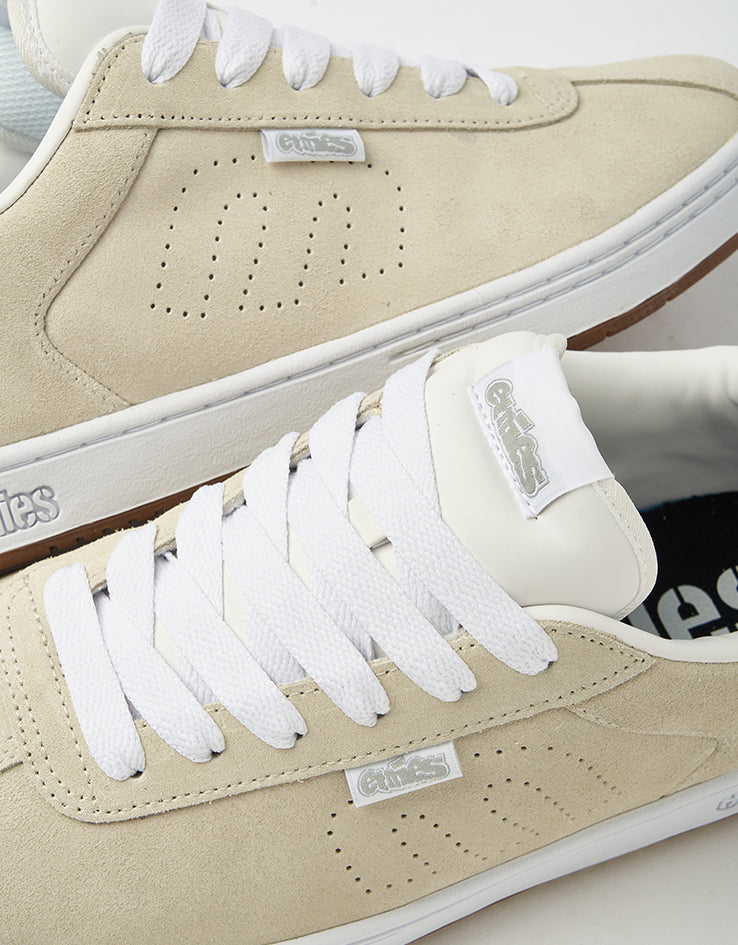 etnies Scam Skate Shoes - White/White