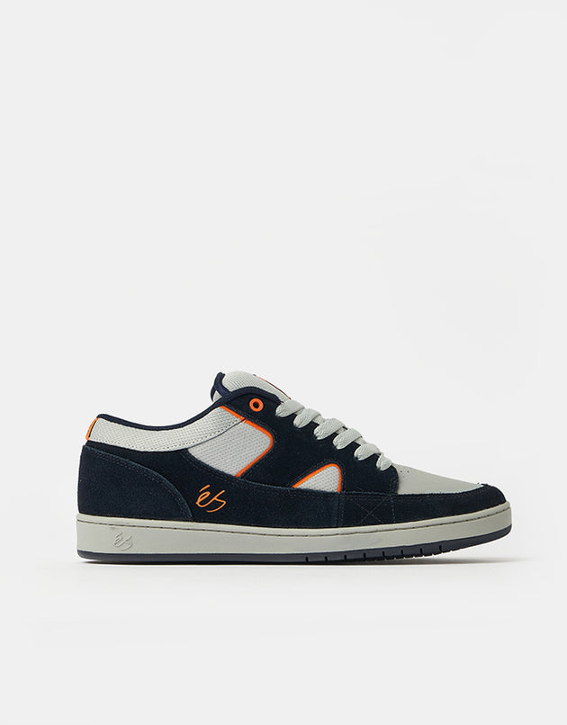 éS Sophisto Skate Shoes - Navy/Grey/Orange