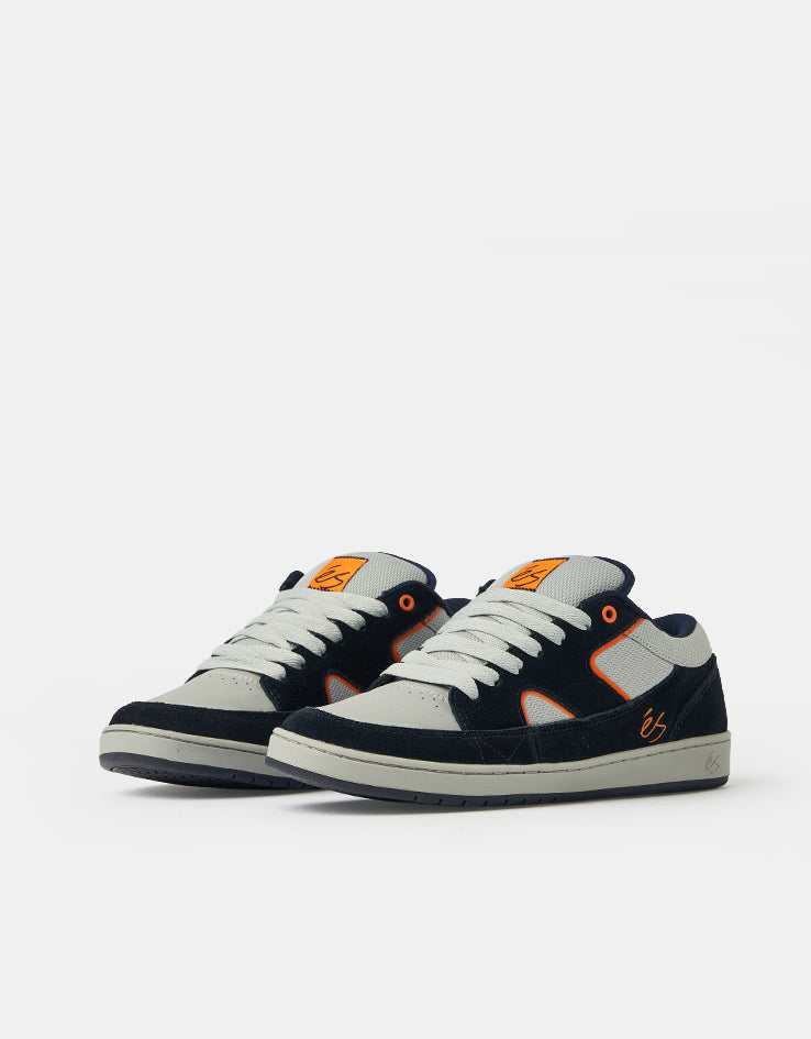 éS Sophisto Skate Shoes - Navy/Grey/Orange