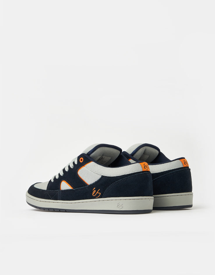 éS Sophisto Skate Shoes - Navy/Grey/Orange