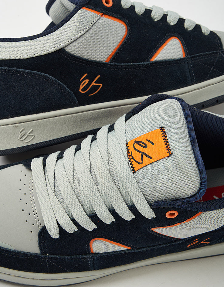 éS Sophisto Skate Shoes - Navy/Grey/Orange