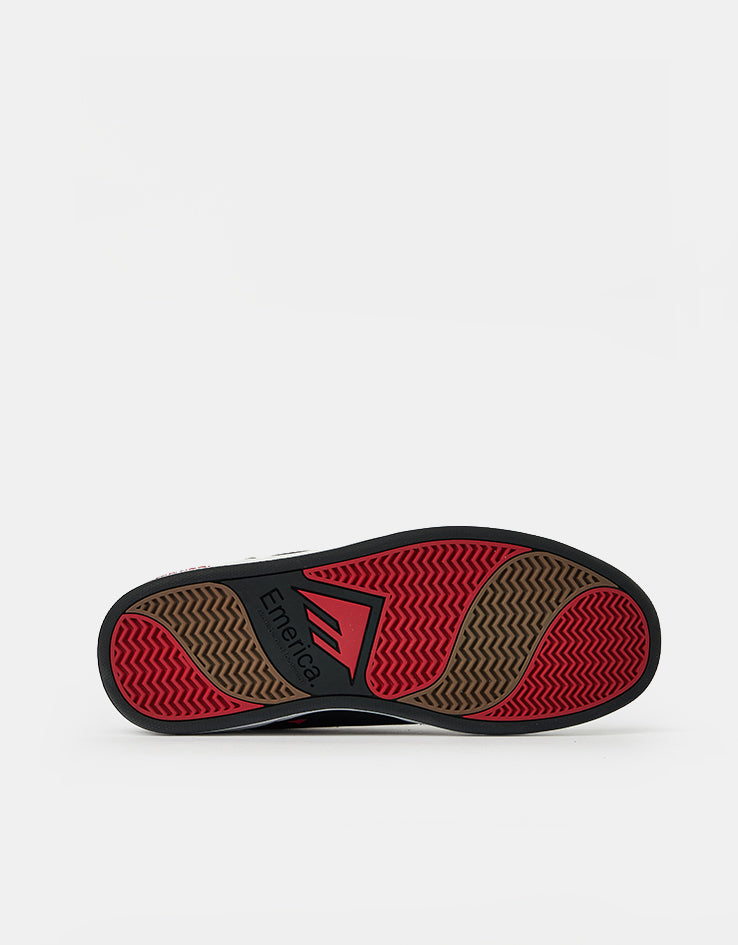Emerica Heritic Skate Shoes - Brown/Black