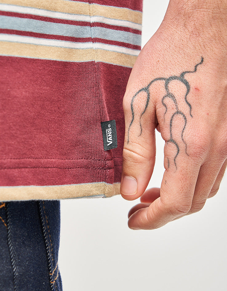 Vans Mesa Stripe T-Shirt - Port Royale