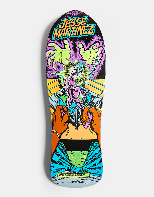World Industries Martinez Rock'em Sock'em Skateboard Deck - 10.126"