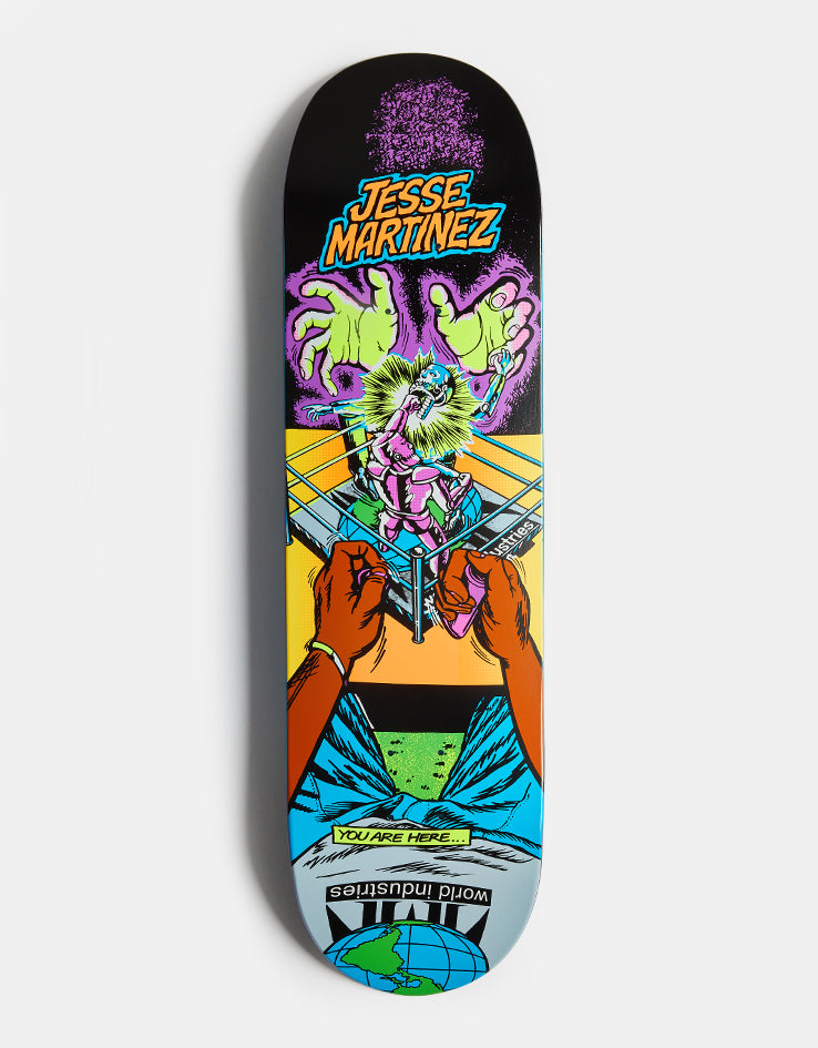 World Industries Martinez Rock'em Sock'em Skateboard Deck - 8.5"