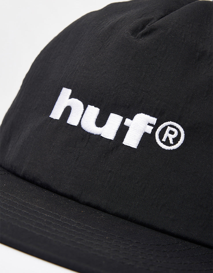 HUF 89 Nylon Snapback Cap - Black