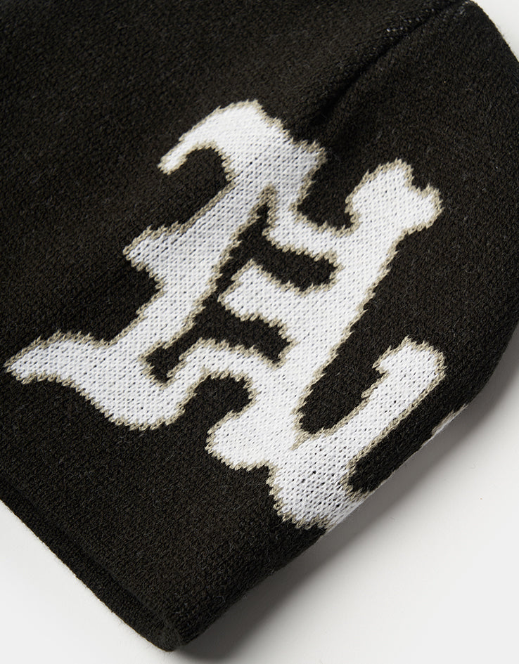 HUF Noble Skully Beanie - Black