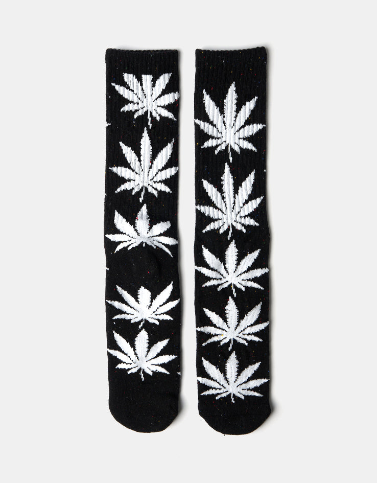 HUF Plantlife Speckled Crew Socks - Black