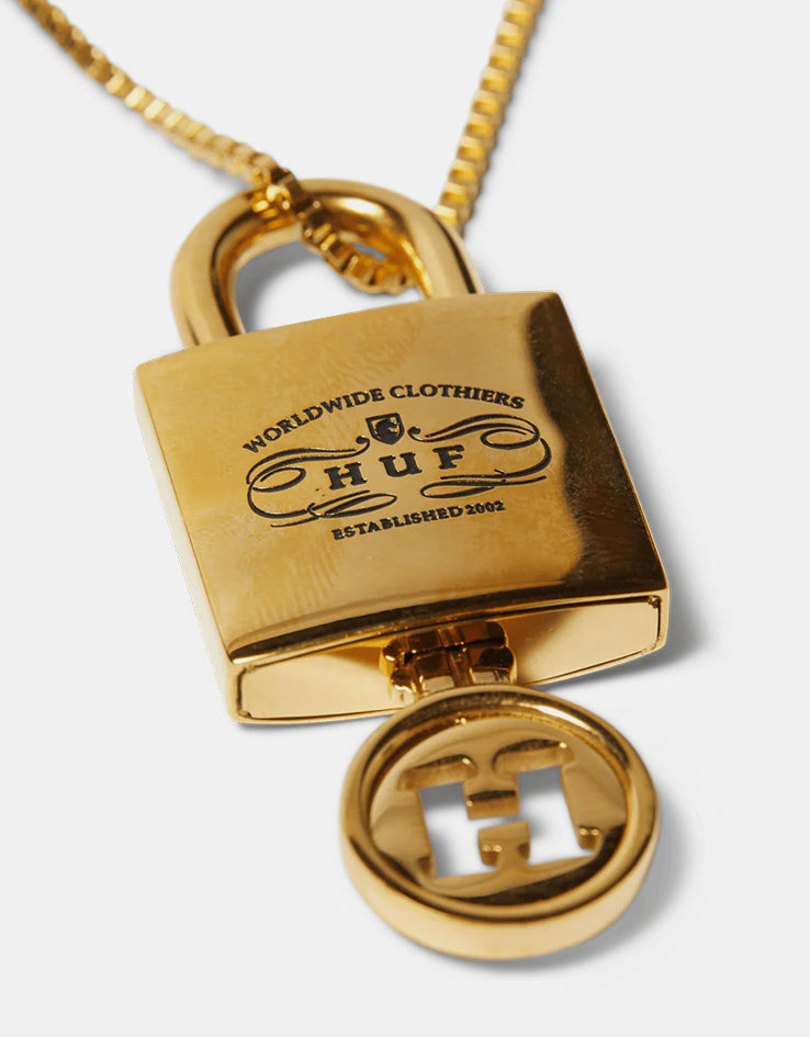 HUF Lock & Key Pendant