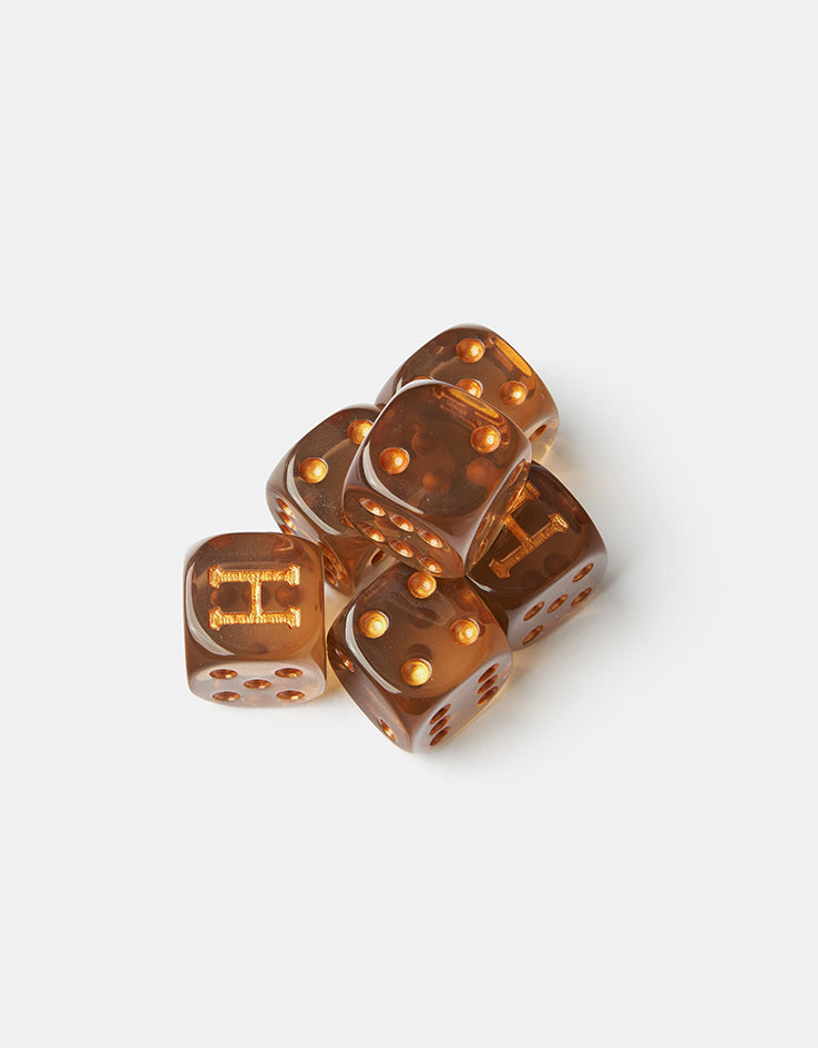 HUF Lux Dice Set - Brown