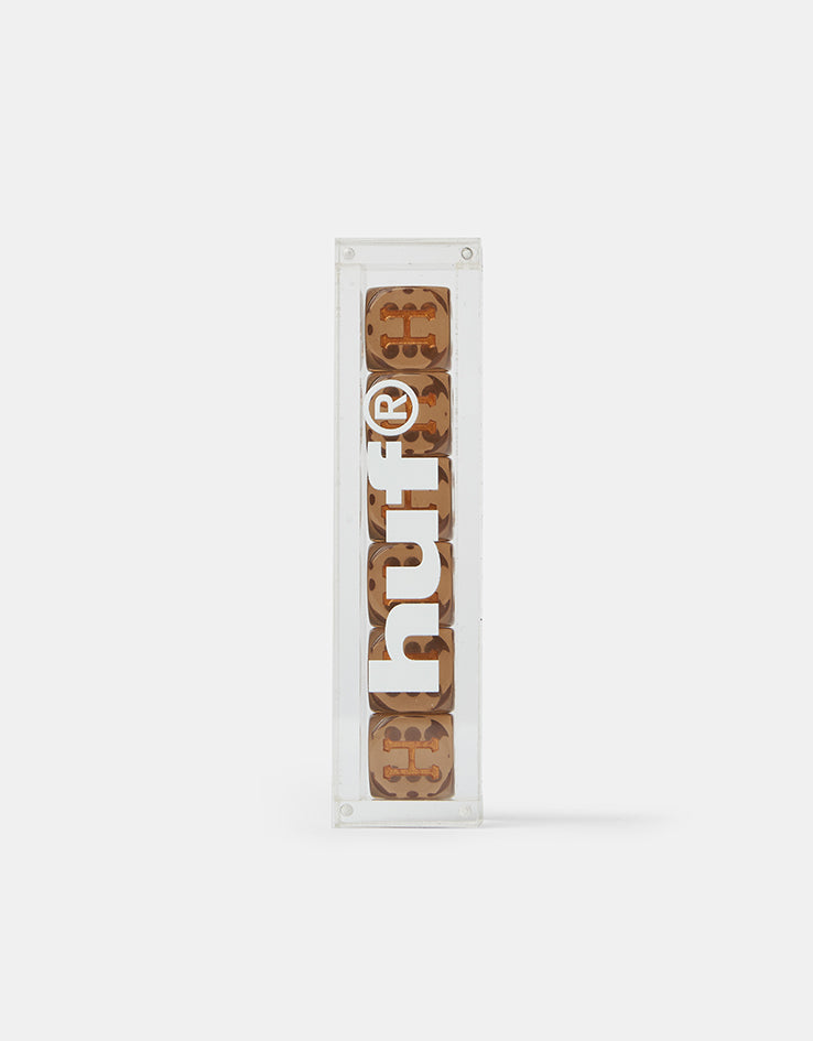 HUF Lux Dice Set - Brown