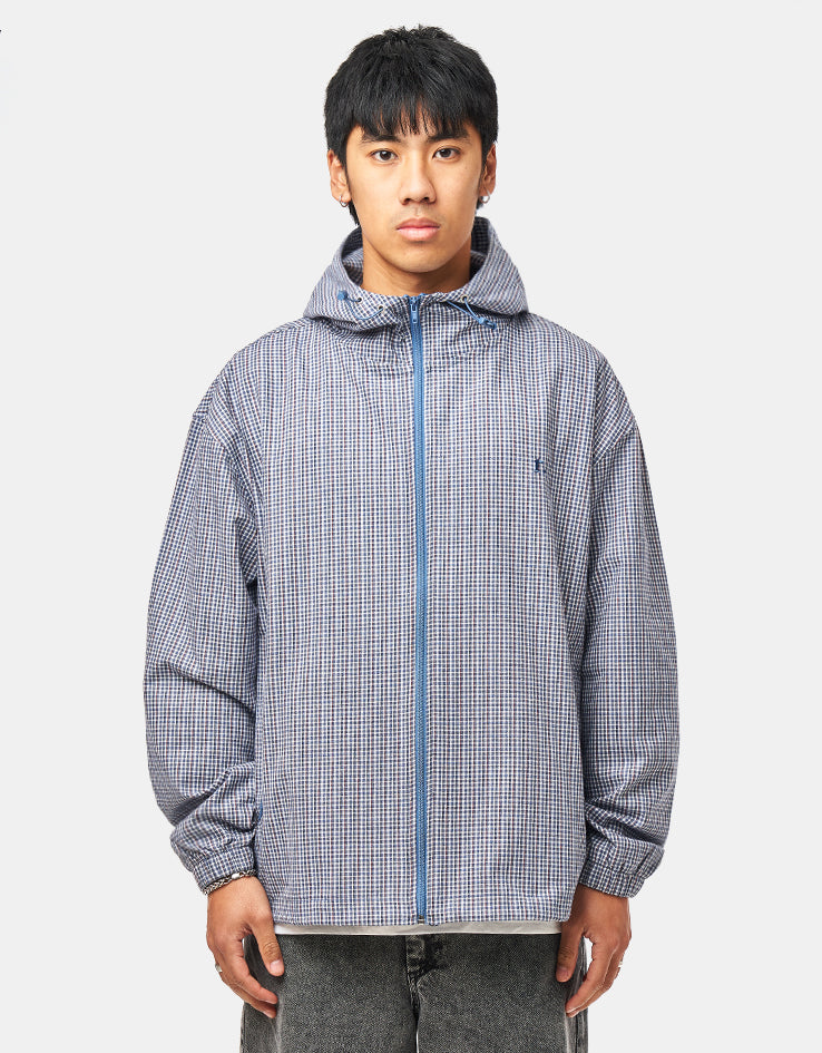 Route One Checked Jacket - Plaid (Light Blue)