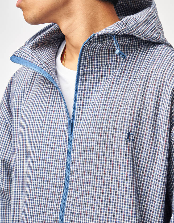 Route One Checked Jacket - Plaid (Light Blue)