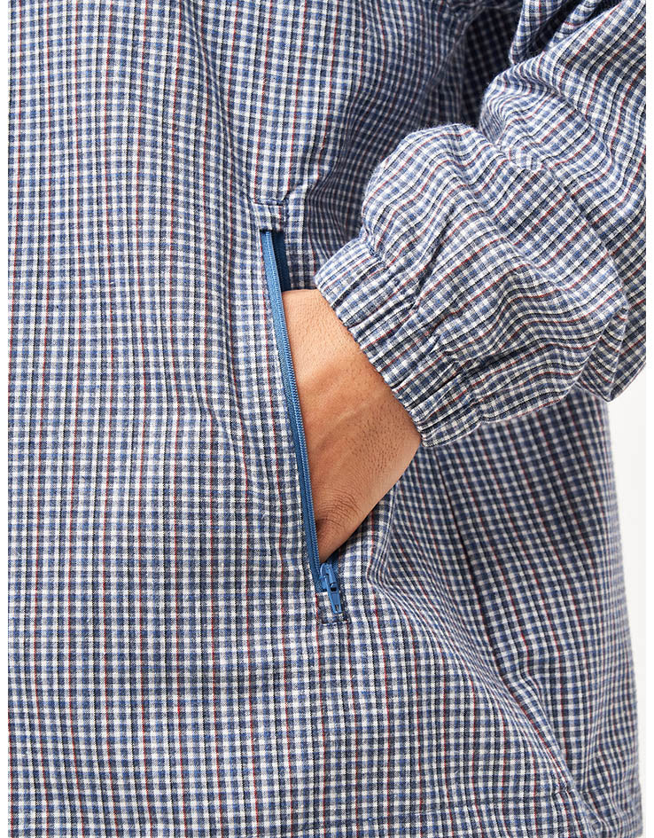 Route One Checked Jacket - Plaid (Light Blue)