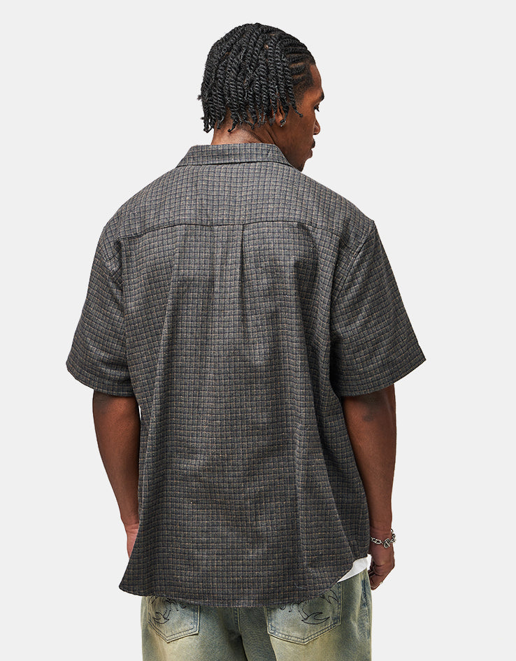 Route One Austin S/S Shirt - Plaid (Dark Green)