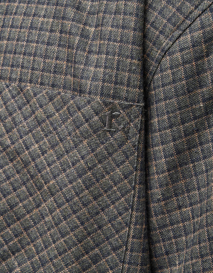 Route One Austin S/S Shirt - Plaid (Dark Green)