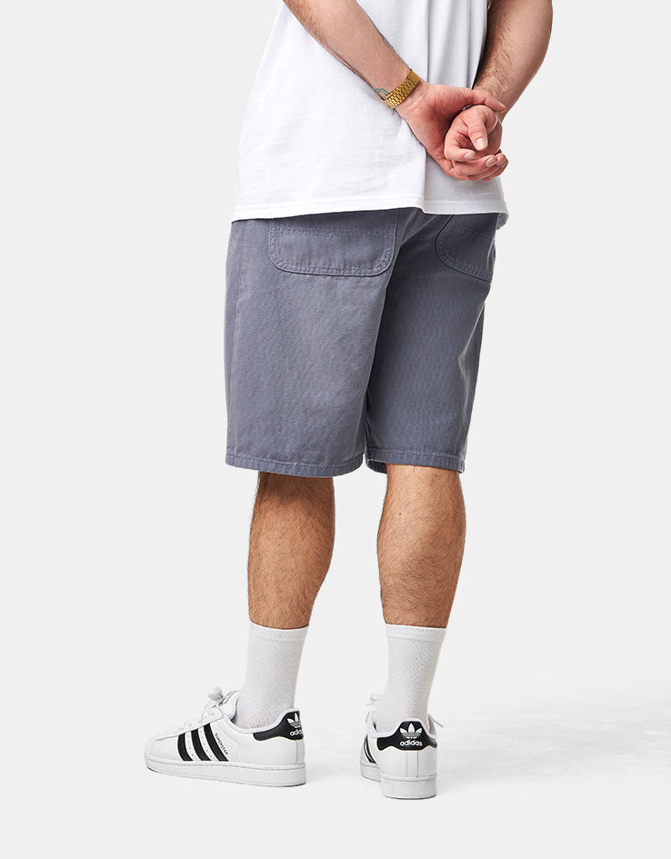Route One Washed Canvas Shorts - Bering Sea