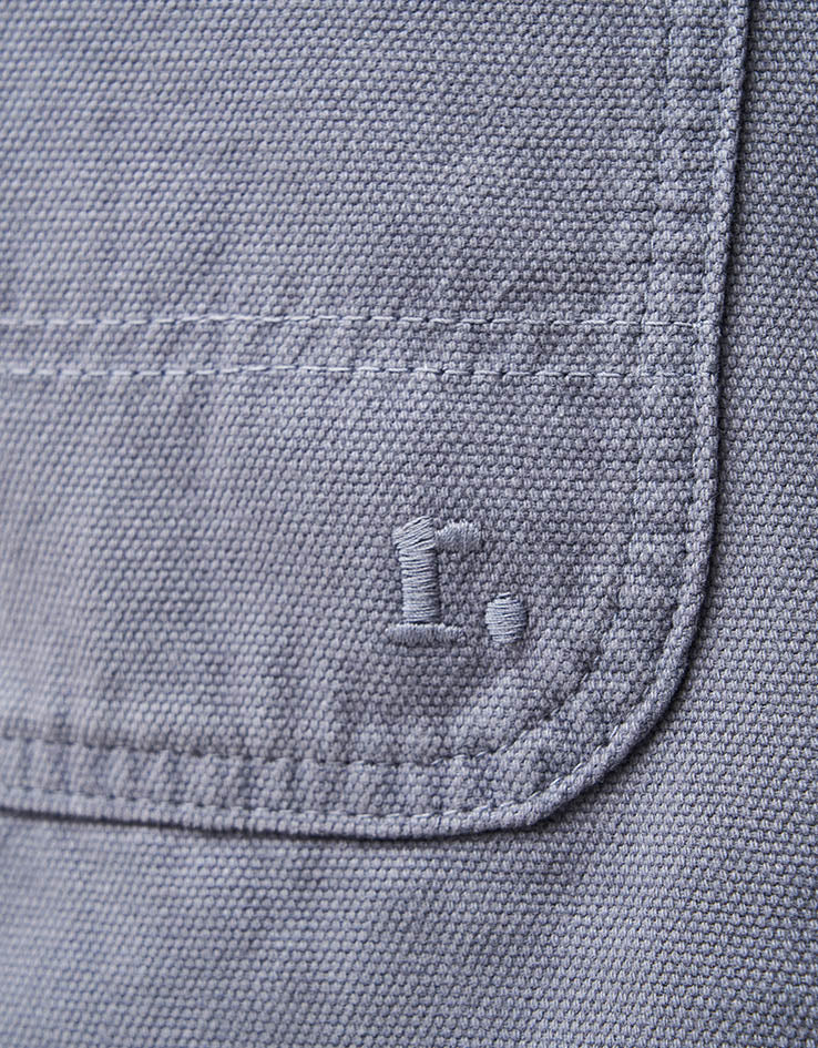 Route One Washed Canvas Shorts - Bering Sea